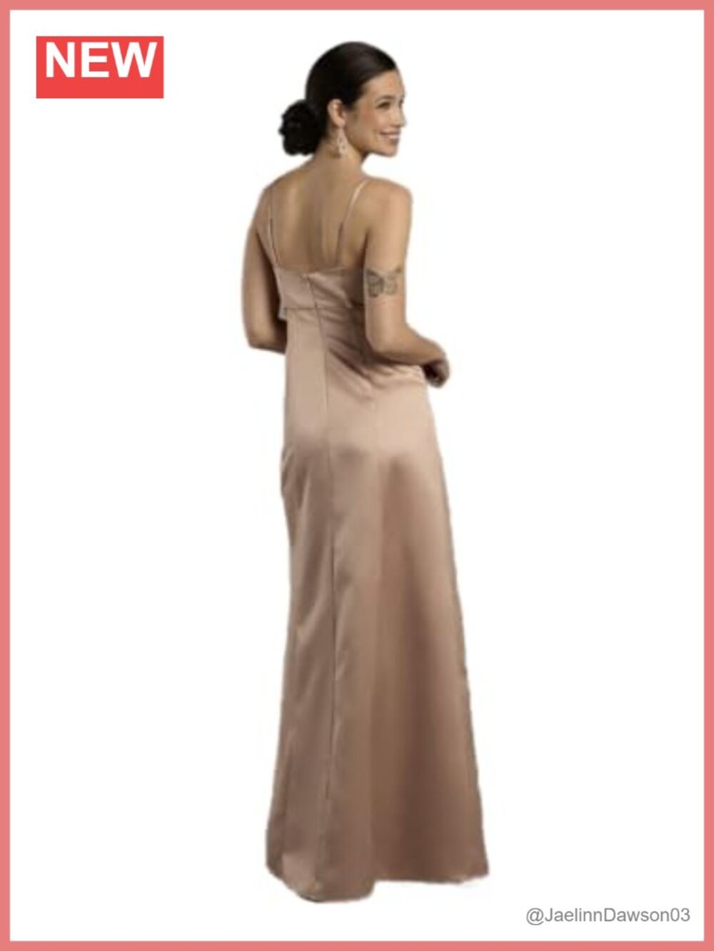Satin A-Line Formal Dress Cutouts Scoop Neck Sleeveless Maxi
